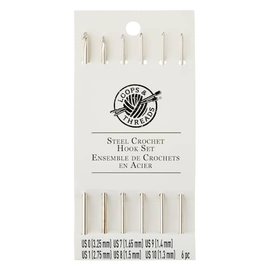 Steel Crochet Hook Set by Loops & Threads®